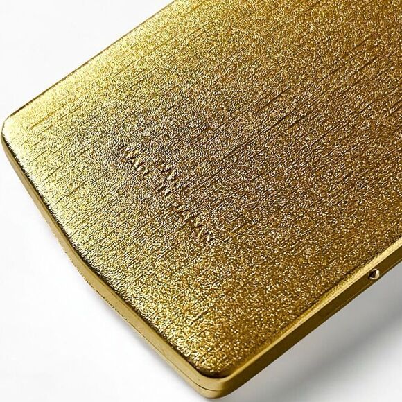 Vintage Kanda Gold Tone Black Details Brown Velvet Interior Replacement Case - Picture 4 of 11